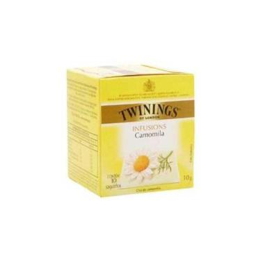 Imagem de Chá Ervas Inglês Twinings Pure Camomile Caixa com 10 sachês
