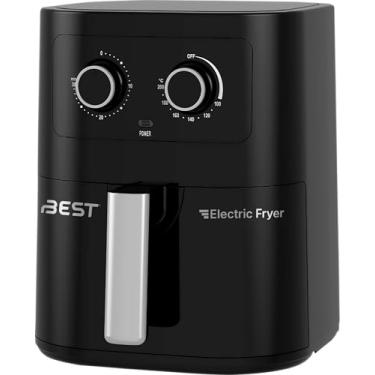 Imagem de BEST Fritadeira Elétrica Air Fryer 5L, 127v 1500W, Timer 30 Minutos, Temperatura até 200°C, Preto