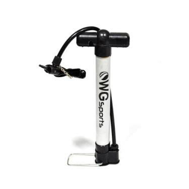 Imagem de Bomba De Ar 30cm P/ Encher Pneu Moto Carro Bicicleta Boia (Adaptador n