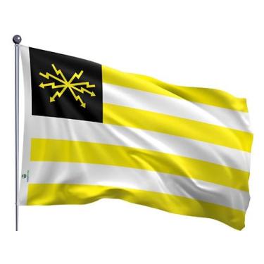 Imagem de Bandeira do Município de Volta Redonda Uma Face Estampada Tamanho 90x1
