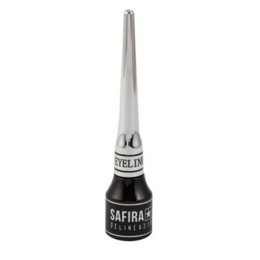 Imagem de Delineador Líquido P/ Olhos Super Matte Preto Intenso Safira - SAFIRA 