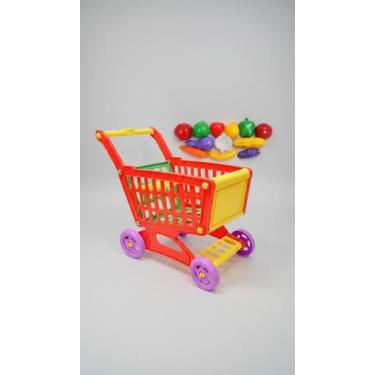 Imagem de Carrinho de Compras Infantil com Frutas e Legumes - Congratulations St
