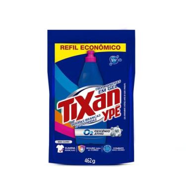 Imagem de Tira Manchas em Gel Tixan Ypê Roupas Brancas e Coloridas Refil 462g