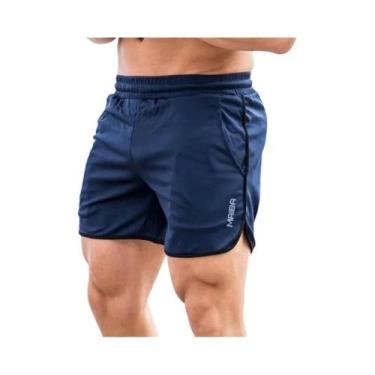 Imagem de Calções de Corrida Masculinos - Malha de Secagem Rápida para Verão, Fi