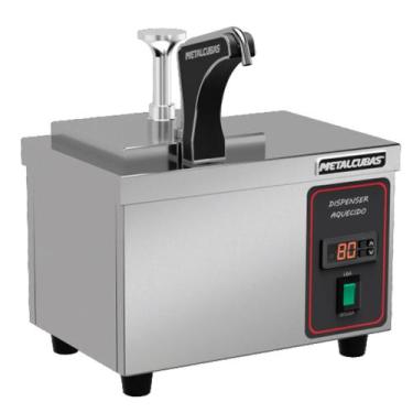 Imagem de Dispenser Aquecido Elétrico Metalcubas 1 Cuba 1000W 220V DA 01, 220V