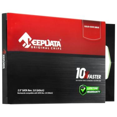 Imagem de SSD Keepdata KDS128G-L21 Alta Velocidade Tecnologia de Estado Sólido 128GB 2.5 SATA 3 Interno 7mm