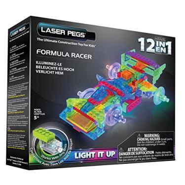 Imagem de Blocos de Montar Power Block Formula 1 12 em 1, Laser Pegs, Colorido