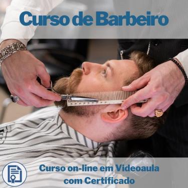Imagem de Curso on-line em videoaula de Barbeiro com Certificado