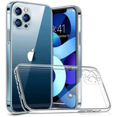 Imagem de Capa Capinha Iphone 13/13 Pro / 13 Pro Max Clear Case Acrílica Anti Queda Protetor de Camera (PREMIUM LUXO) (Iphone 12 Pro)