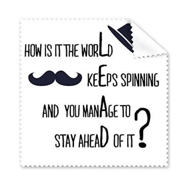 Imagem de Pano de limpeza de tela de telefone Question to Leaders com citações famosas 5 peças