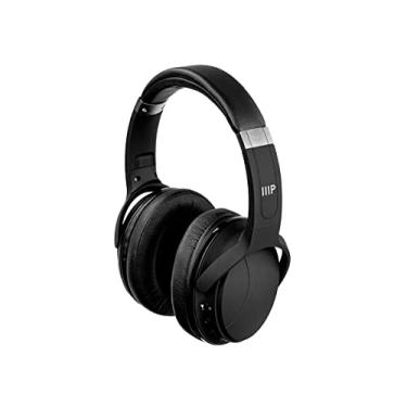Imagem de Monoprice Fones de ouvido BT-250ANC Bluetooth sem fio com cancelamento de ruído ativo (ANC) leve e confortável, tempo de carregamento de 2 horas, preto