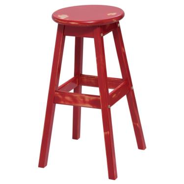 Imagem de Banqueta De Madeira Tamanho Alto Modelo Rústico 91413172