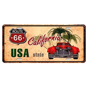Imagem de Placa de Carro Decor em Madeira State Route - Califórnia - USA