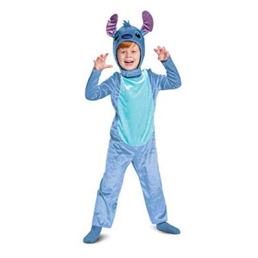 Imagem de Disguise Stitch Costume for Kids, Officially Lilo and Stitch Costume Jumpsuit and Headpiece, Toddler Size Large (4-6)