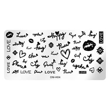 Imagem de Modelo De Unha Padrão De Carimbo De Unha Textura Textura Modelo De Impressão Ferramenta De Estampagem De Unhas Para Manicure Salon Home Halloween Natal