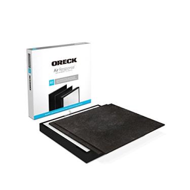 Imagem de Oreck Kit de filtro de substituição de mídia HEPA + controle de odor tipo B2 AK46001 para resposta de ar média WK16001, conjunto de 3 peças