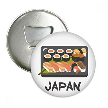 Imagem de Caixa de sushi tradicional japonesa abridor de garrafas ímã de geladeira emblema multifuncional