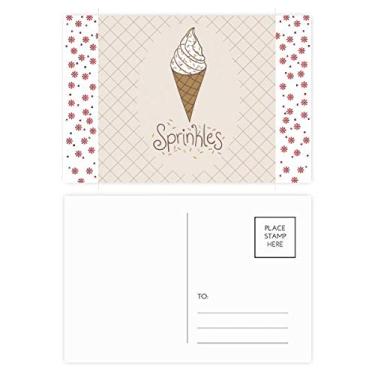 Imagem de Agulha colorida de chocolate, sorvete, Natal, flor de Natal, cartão postal de bênção