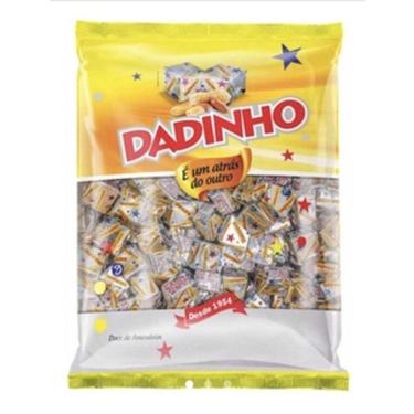 Imagem de Bala Dadinho Amendoim Tradicional Pacote 600g