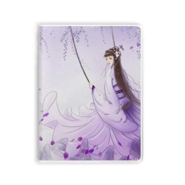 Imagem de Caderno de aquarela em estilo chinês Under Wisteria, capa de goma