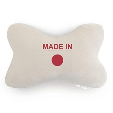 Imagem de DIYthinker Almofada de apoio de cabeça feita no Japão Country Love para decoração de pescoço