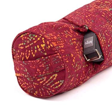 Imagem de Bolsa Porta Tapete Yoga Mat Bhakti, bolso interno e externo (Bordô)