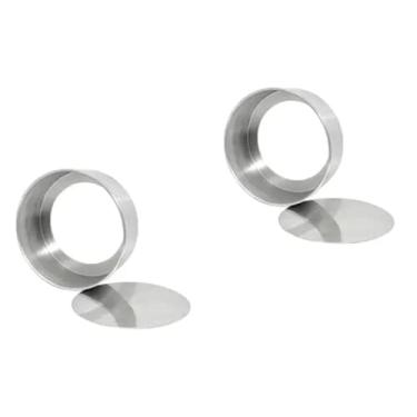 Imagem de Chicky Formas 2 Formas Redondas Fundo Falso / Removível (25x10cm Diâmetro) Prata