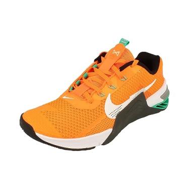 Imagem de Nike Tênis de treino masculino Metcon 7, Laranja total/cinza fumê escuro/esmeralda transparente/branco, 10