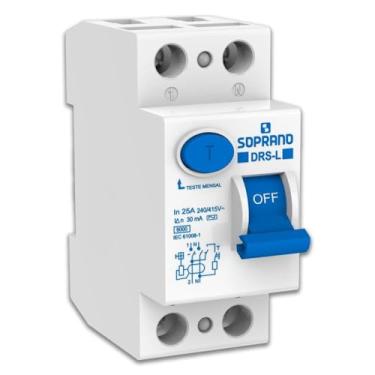 Imagem de Interruptor diferencial IDR 2P 25A 30mA - Soprano