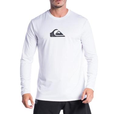 Imagem de Camiseta Quiksilver Surf Solid Streak LS SM24 White