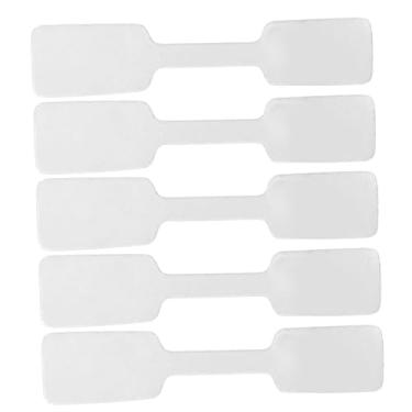 Imagem de CAXUSD Etiquetas Adesivas 200 Peças 2 Conjuntos Etiquetas De Preço Para Anéis Tags ção De Jóias Etiqueta De Reparação De Jóias Impressora De Adesivos Branco Cabeça Quadrada Colarinho