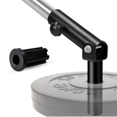 Imagem de Yes4All Inserção de placa de linha T-Bar Landmine – Serve em barras olímpicas de 5 cm – Rotação completa de 360° e fácil de instalar (preto)