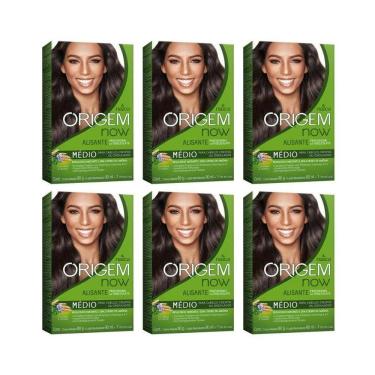 Imagem de Creme Alisante Origem 80G Medio Ervas Cereais - Kit Com 6Un