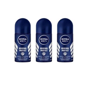 Imagem de Desodorante Roll-On Nivea 50Ml Masc  Protect- Kit3Un