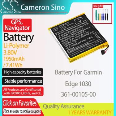 Imagem de Câmera onsino bateria para garmin edge 1030  serve para garmin 361-00105-00 gps  bateria de