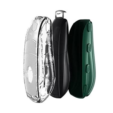 Imagem de CSHU TPU Car Key Case Cover Chaveiro Ring Key Bag, apto para Mercedes Benz ACESG GLS W177 W205 W213 W222 G63 X167 Maybach, preto