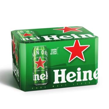 Imagem de Heineken Cerveja Lata 473ml Pack 12 Unidades