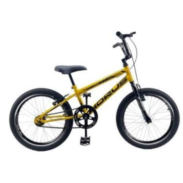 Imagem de Bicicleta Infantil Aro 20 Bmx Masculina - Cross Amarelo - Route Bike