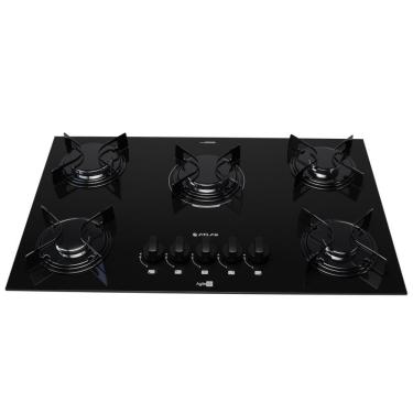 Imagem de Cooktop 5B Preto Com Mesa De Vidro Atlas Agile Up Bivolt