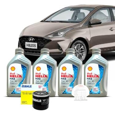 Imagem de Kit Troca de Oleo 5w30 e Filtro Hyundai HB20s 1.6 16V 2020 A 2022