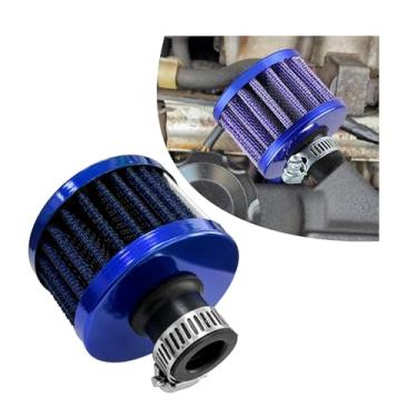 Imagem de Suvnie Mini filtro de ar de 12 mm, respirador de filtro de entrada de ar frio do motor universal, limpador de filtro de admissão de ventilação turbo automático, acessórios de carro para respiração do
