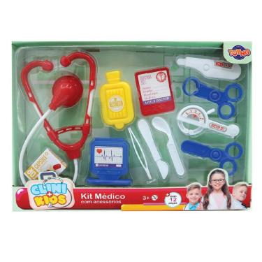Imagem de Brinquedo Kit Medico Com Acessórios Deluxe Toyng 42569
