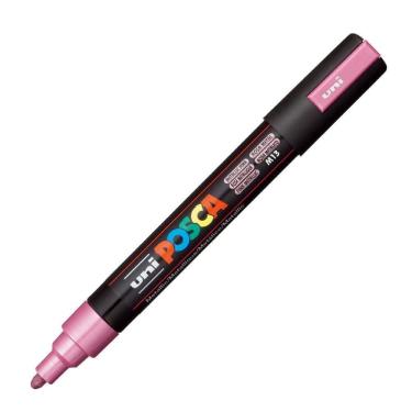 Imagem de Caneta Posca Uni-Ball Pc-5M 1.8Mm-2.5Mm Rosa Metálico