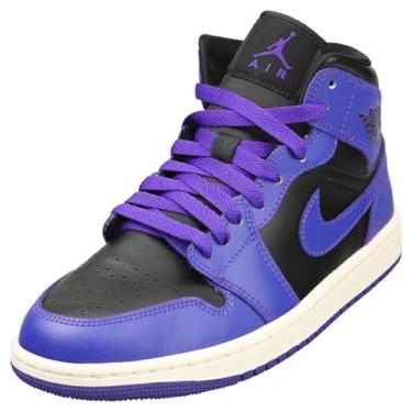 Imagem de Nike Tênis feminino Air Jordan 1 Mid, Vela Concord preta escura, 36