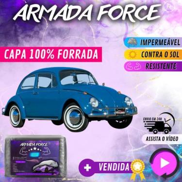 Imagem de Capa Cobrir Carro FUSCA ANTIGO 100% Forrada Armada Force 100% Impermeá