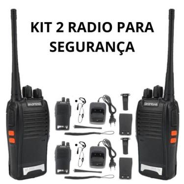 Imagem de Kit 2 Radio Comunicador Walktalk Talkabout Profissional 777s - Baofeng