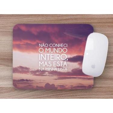 Imagem de Mouse Pad Emborrachado Personalizado Viagens Trip Cidades - Deluzz, Pe
