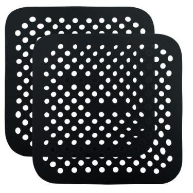 Imagem de Kit 2 Protetores de Silicone Fritadeira Elétrica Quadrado - UnyHome