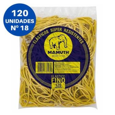 Imagem de Gominha Elastica Elastico P/ Dinheiro Super Resistente 120 Und - Mamut