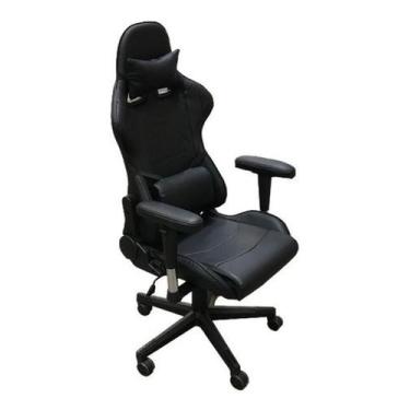 Imagem de Cadeira Gamer Profissional - Encosto Lombar - Preto - Members Mark